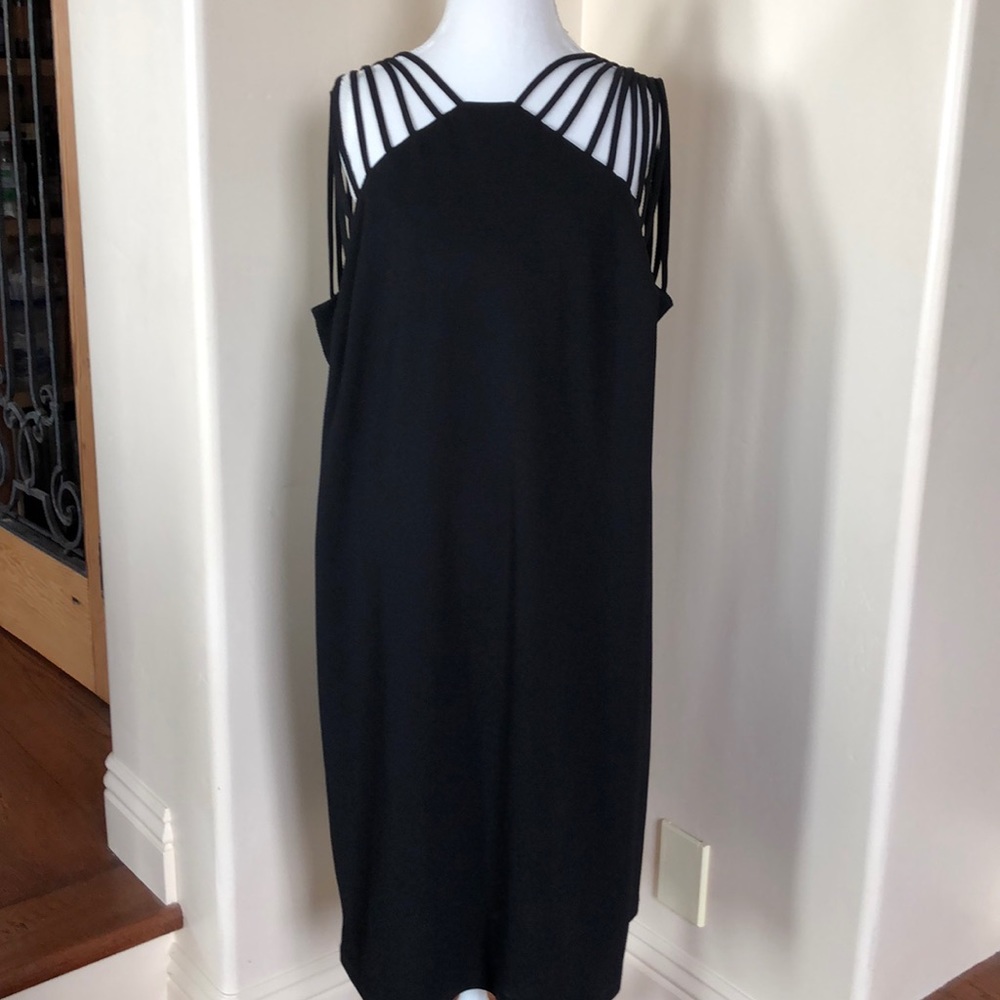 SALE! Gorgeous Plus Size Black Sleeveless Dress
